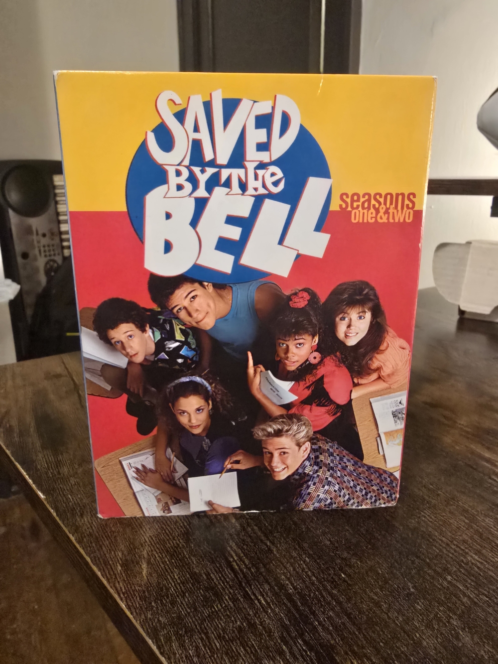 Saved By The Bell Seasons One & Two DVD Box Set - Bright Red & Yellow Cover